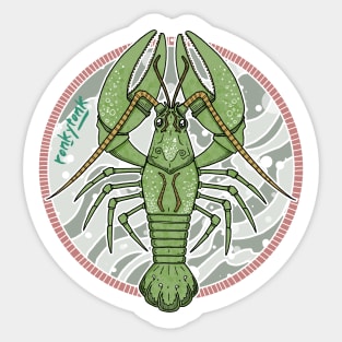 Big Sandy Crayfish Crawdad by Ronkytonk Sticker